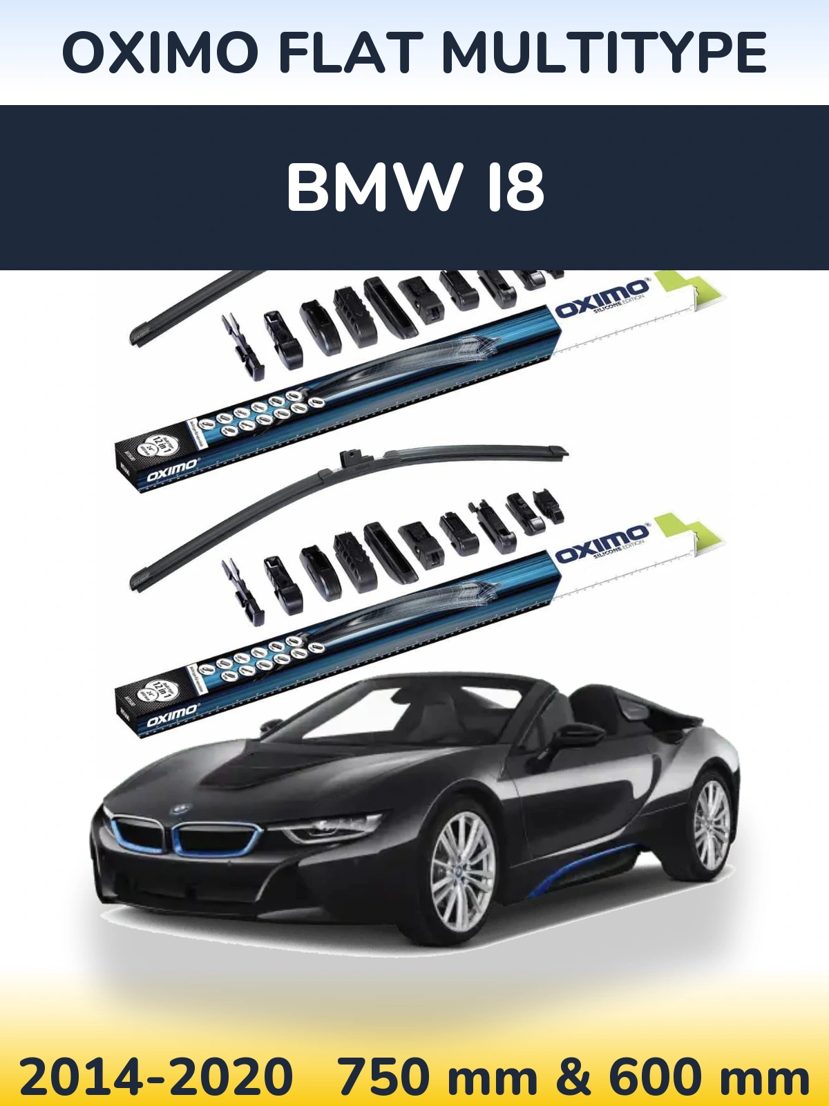 Torkarblad Oximo Flat MultiType för BMW i8