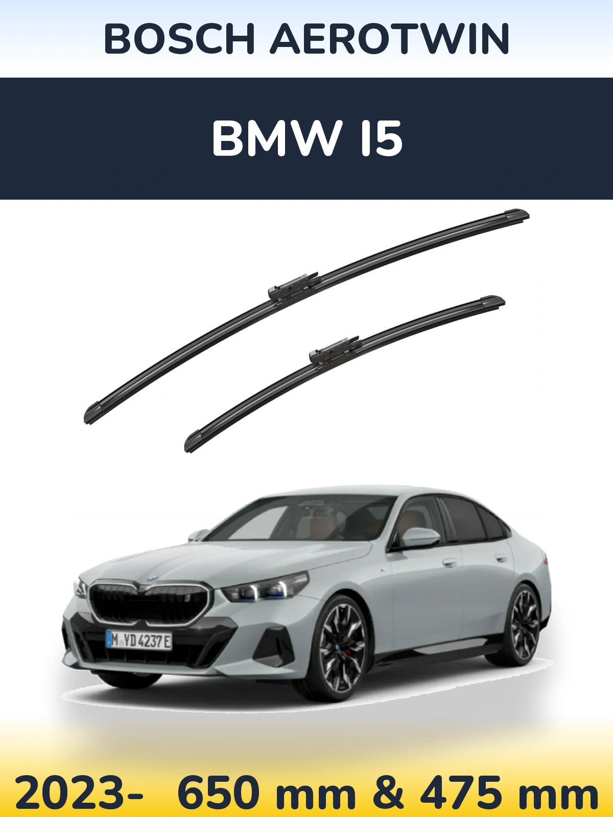 Torkarblad BOSCH AeroTwin för BMW i5