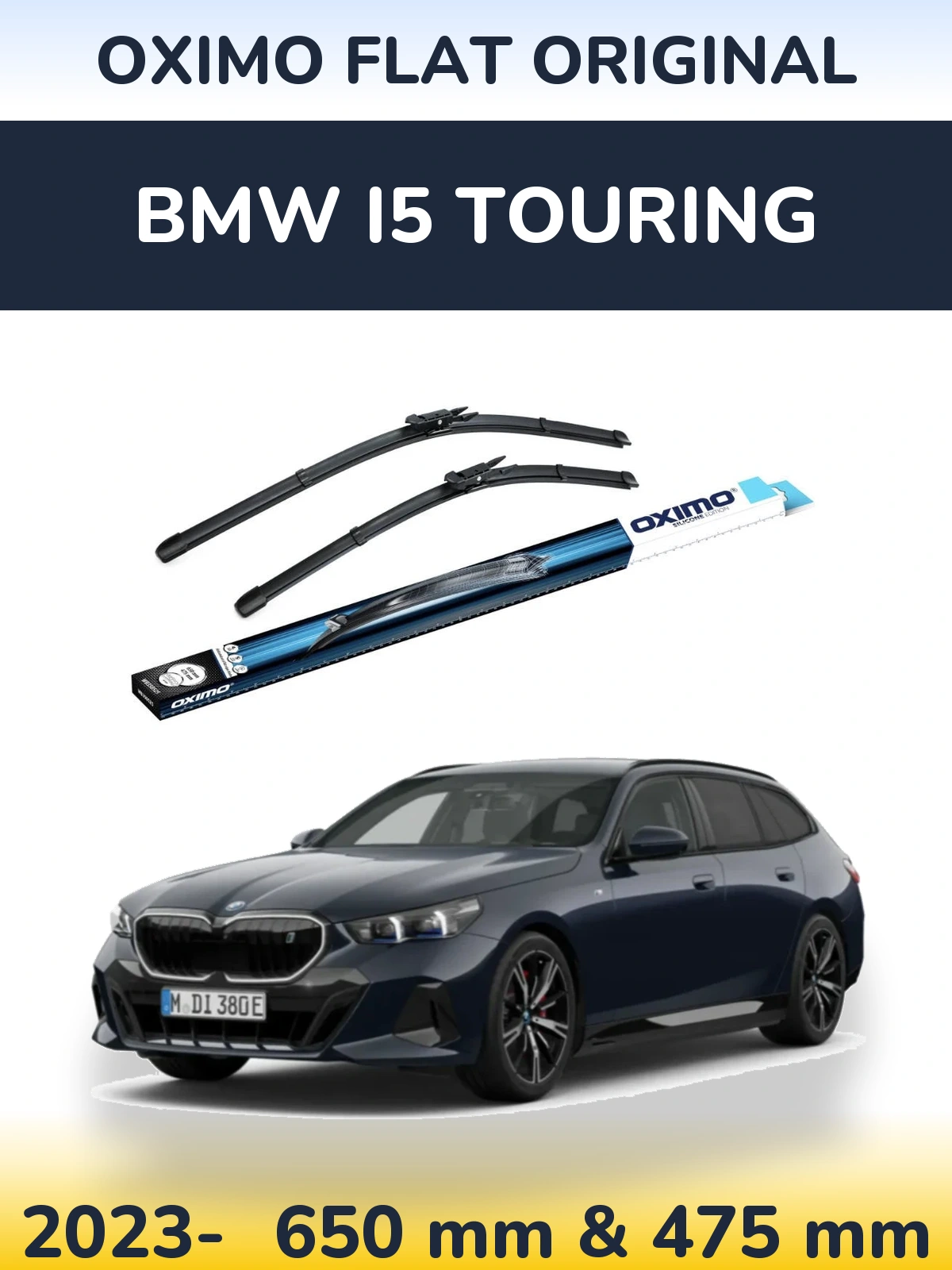 Torkarblad Oximo Flat Original för BMW i5 Touring