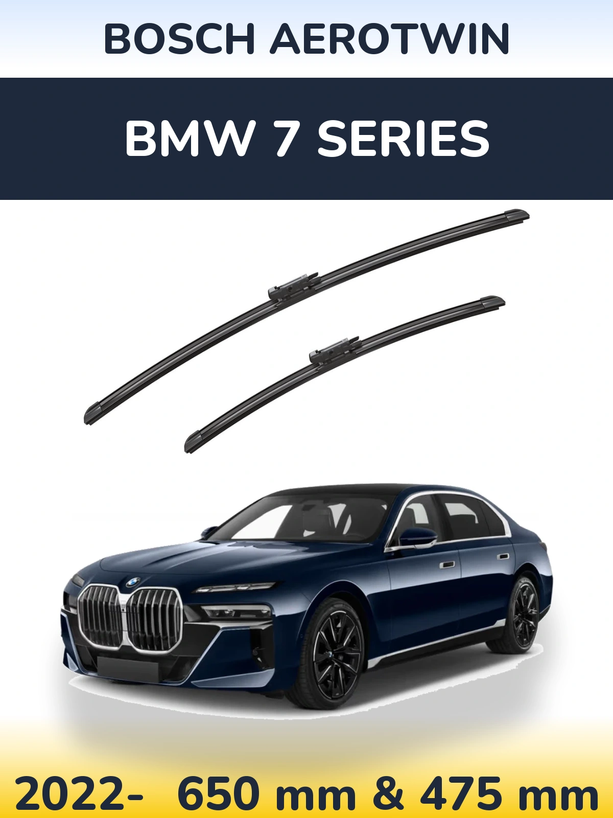 Torkarblad BOSCH AeroTwin för BMW 7 Series
