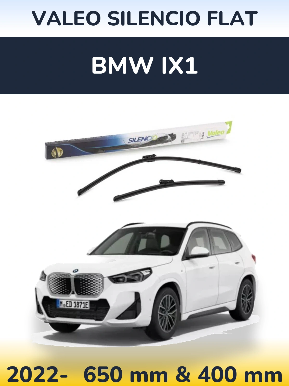 Torkarblad Valeo Silencio Flat för BMW iX1