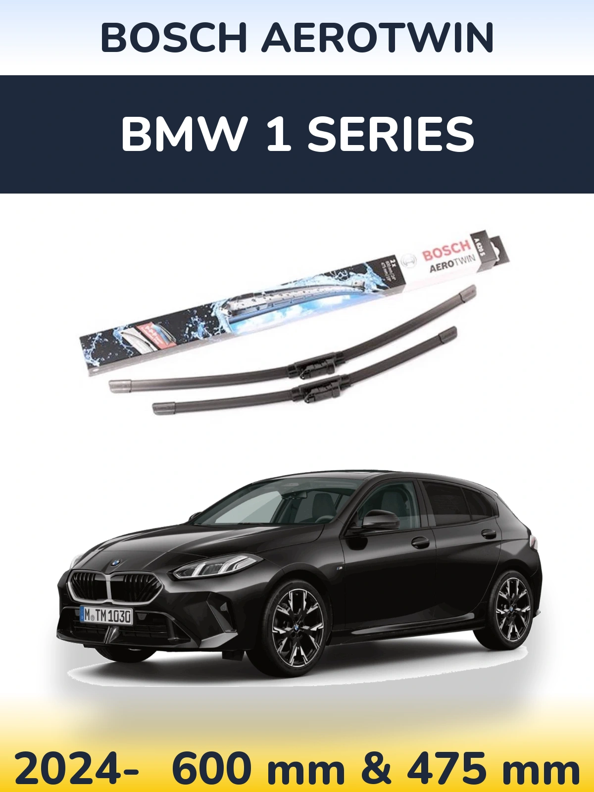 Torkarblad BOSCH AeroTwin för BMW 1 Series