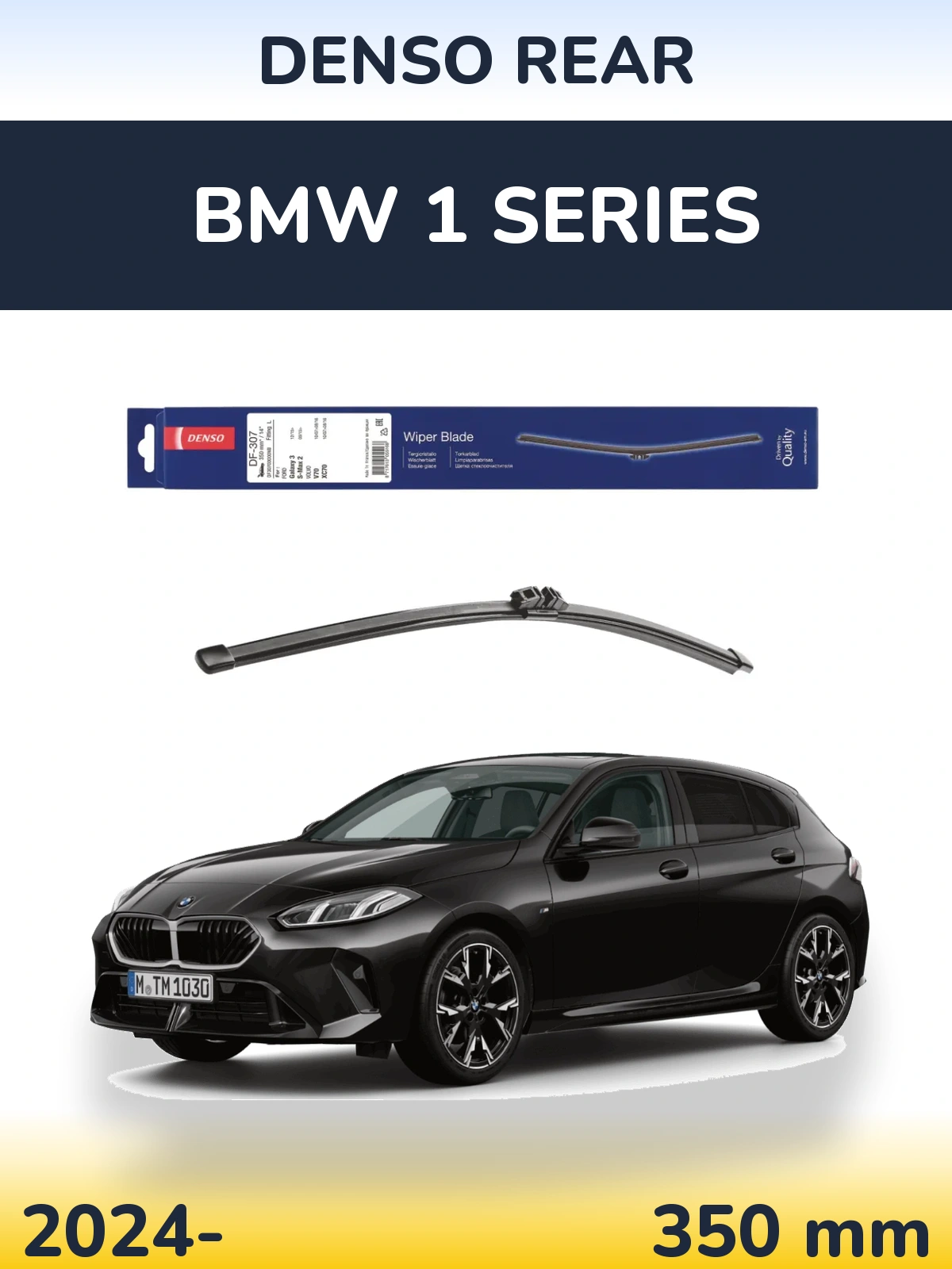 Torkarblad Denso Rear för BMW 1 Series