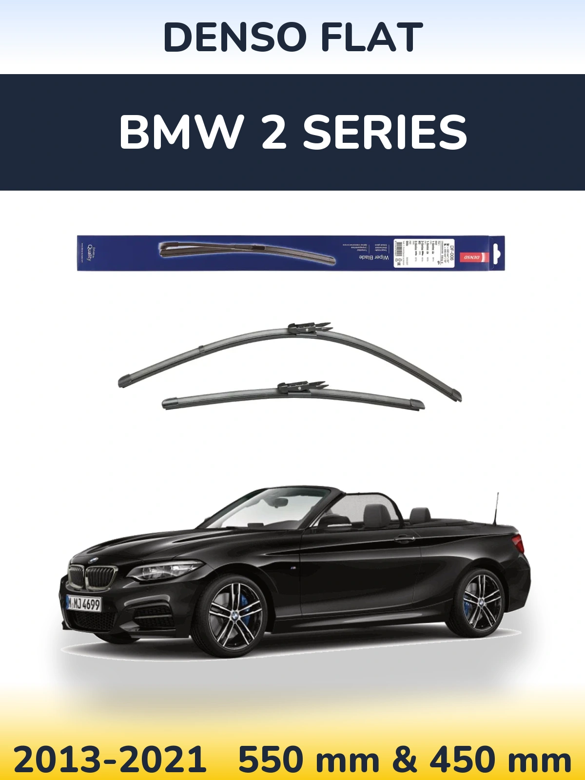 Torkarblad Denso Flat för BMW 2 Series