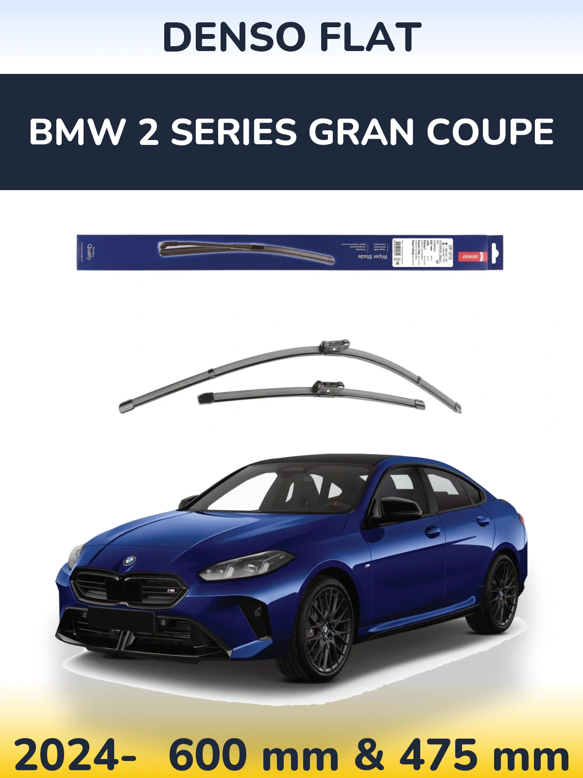 Torkarblad Denso Flat för BMW 2 Series Gran Coupe