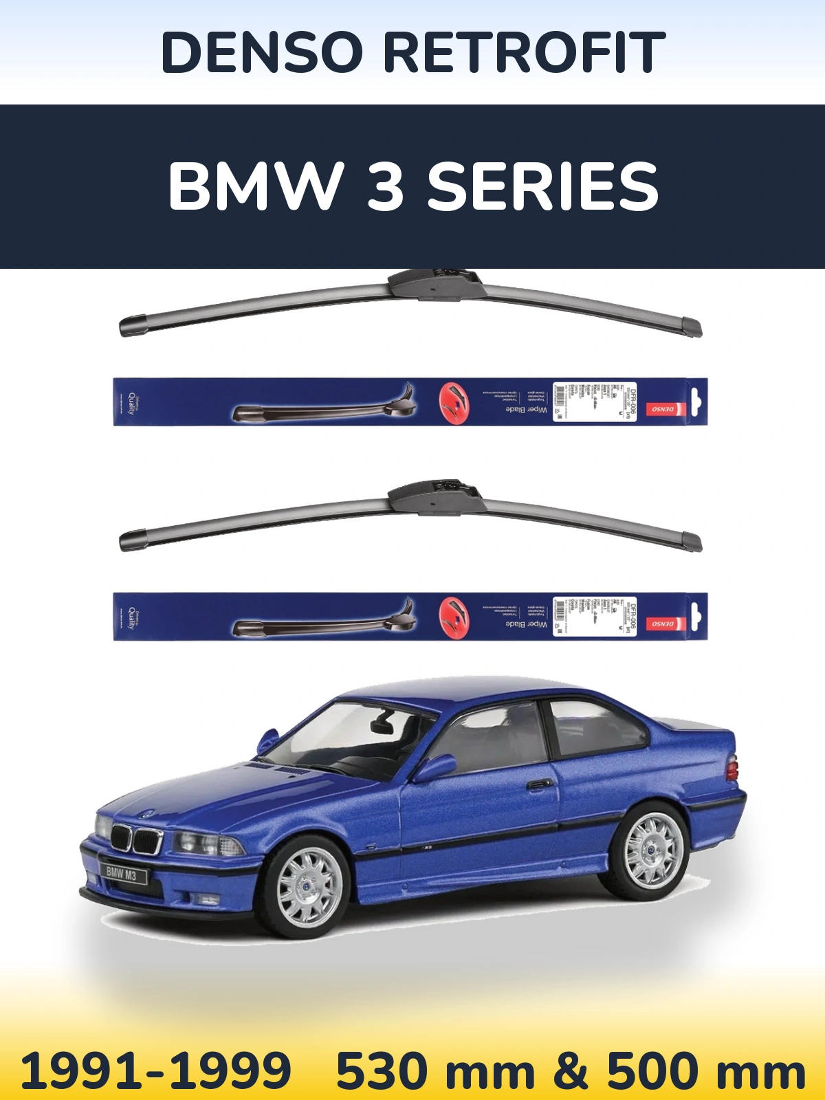 Torkarblad Denso Retrofit för BMW 3 Series