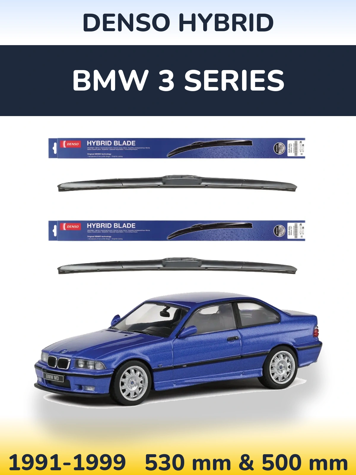 Torkarblad Denso Hybrid för BMW 3 Series