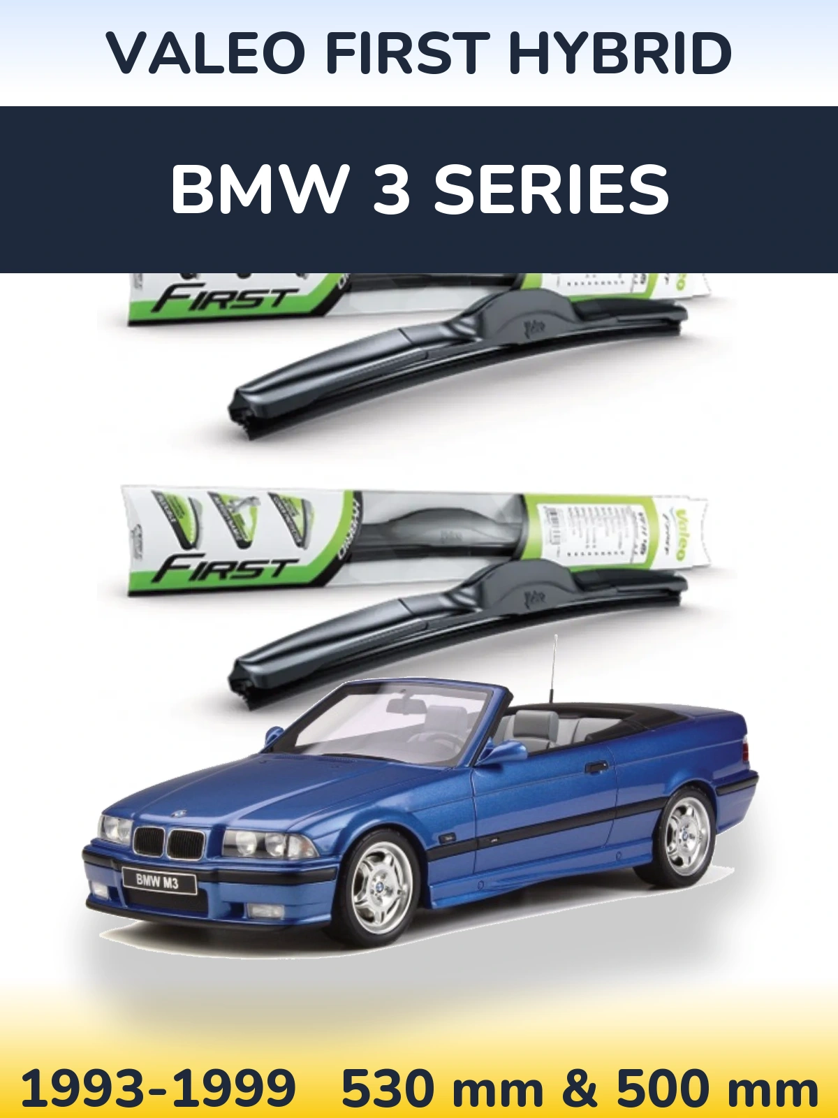 Torkarblad Valeo First Hybrid för BMW 3 Series