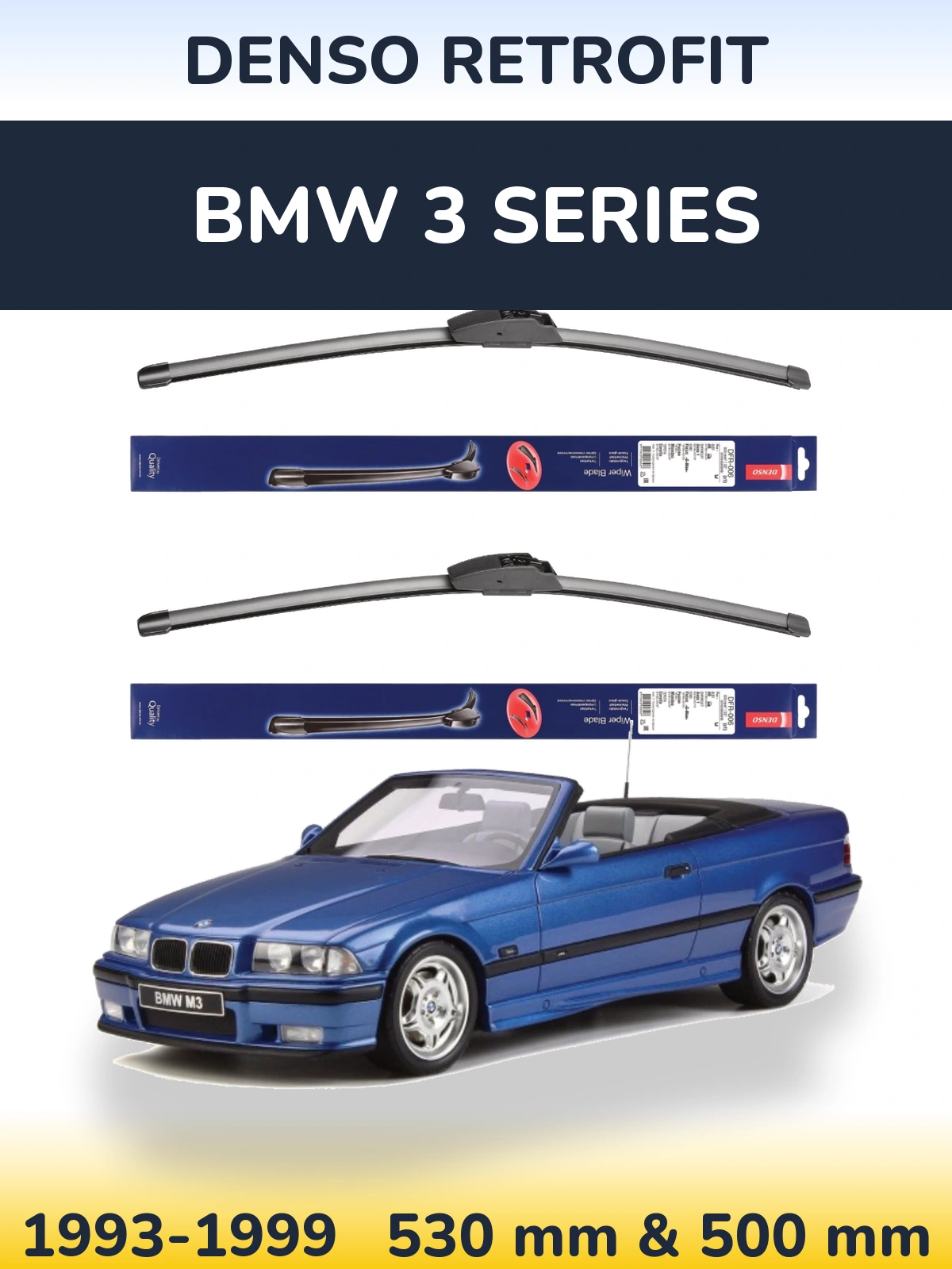 Torkarblad Denso Retrofit för BMW 3 Series