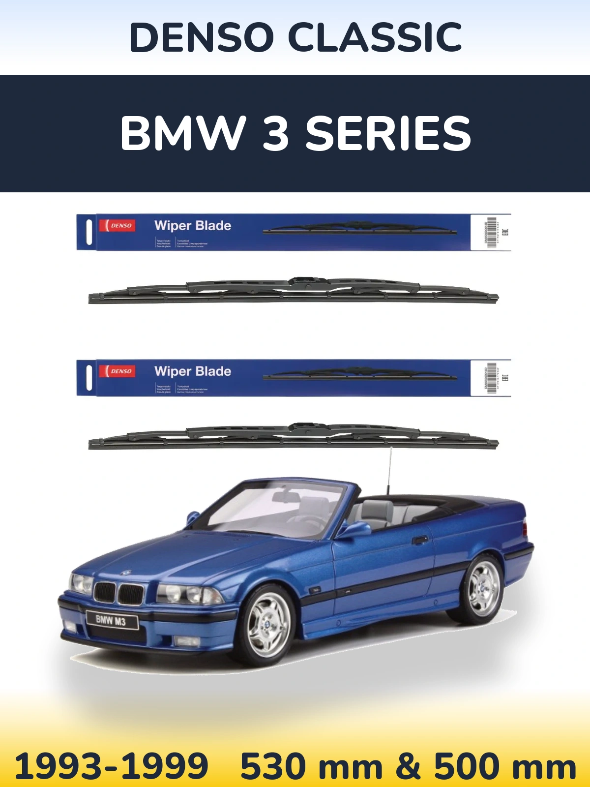 Torkarblad Denso Classic för BMW 3 Series