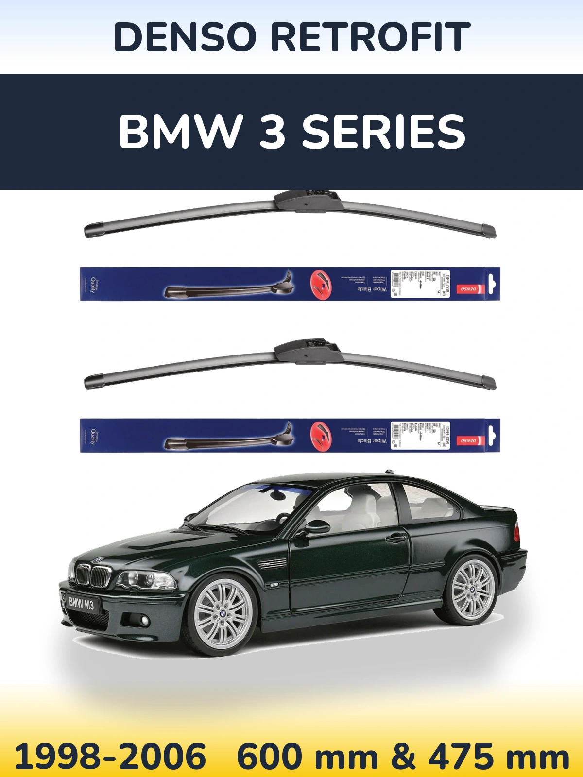 Torkarblad Denso Retrofit för BMW 3 Series