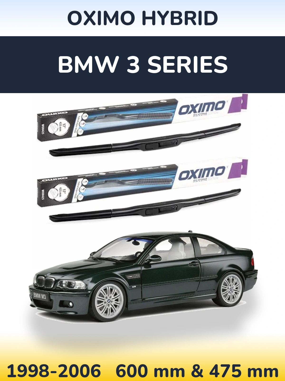 Torkarblad Oximo Hybrid för BMW 3 Series