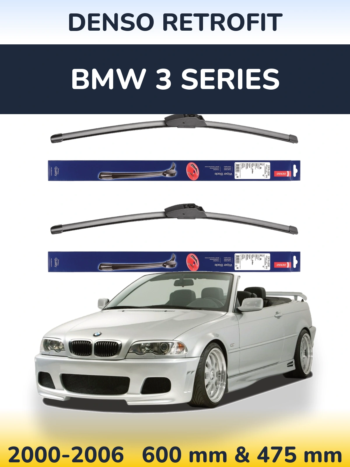 Torkarblad Denso Retrofit för BMW 3 Series