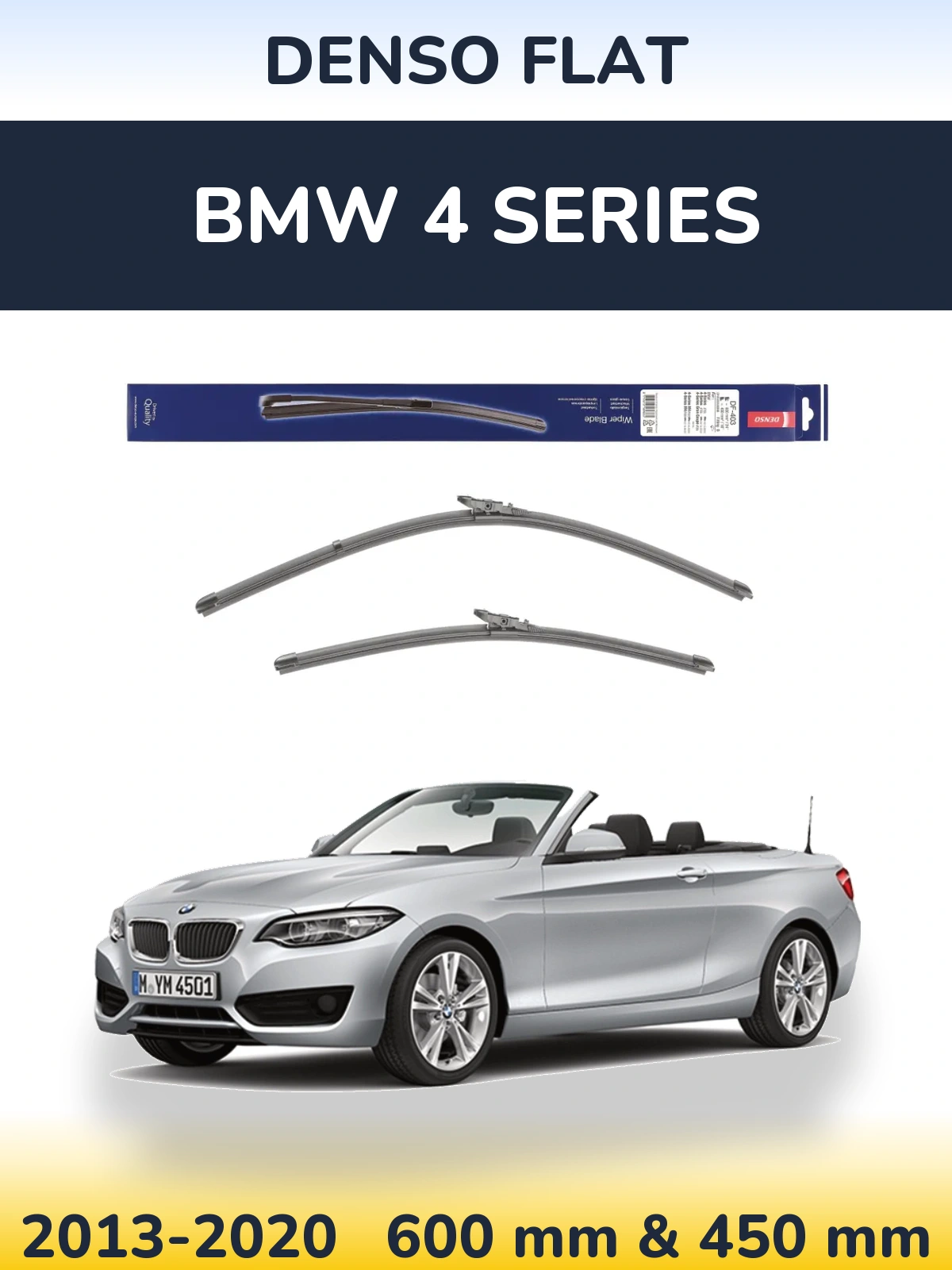 Torkarblad Denso Flat för BMW 4 Series