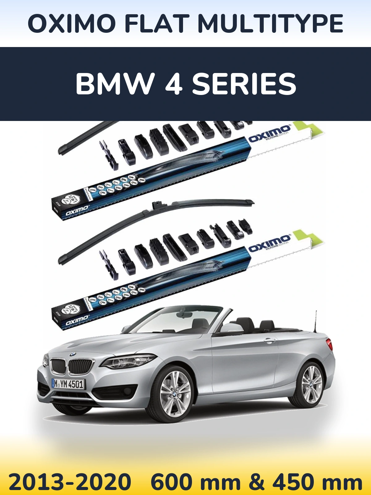 Torkarblad Oximo Flat MultiType för BMW 4 Series