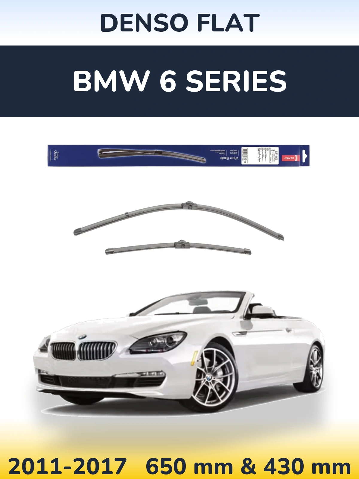 Torkarblad Denso Flat för BMW 6 Series