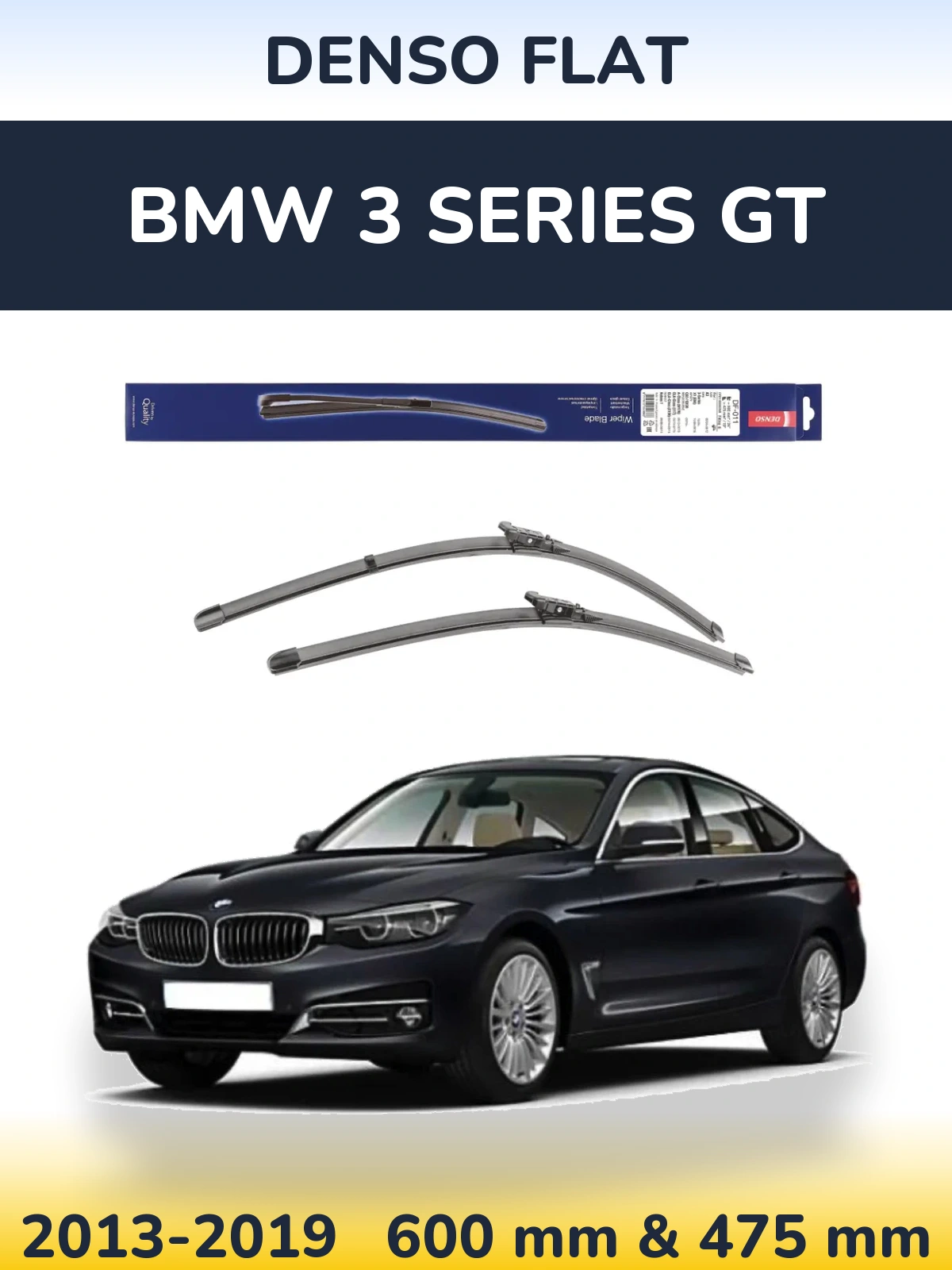 Torkarblad Denso Flat för BMW 3 Series GT