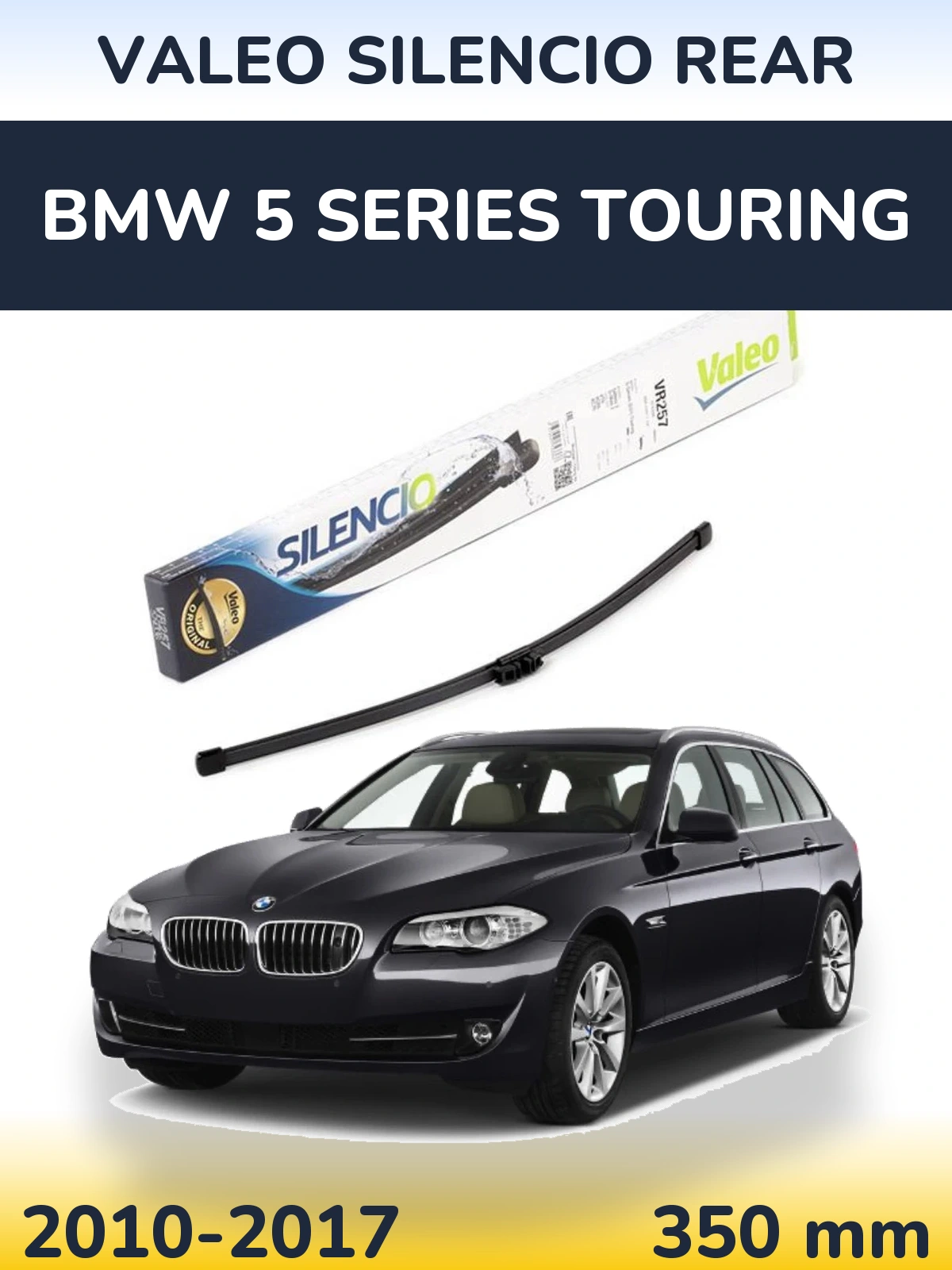 Torkarblad Valeo Silencio Rear för BMW 5 Series Touring