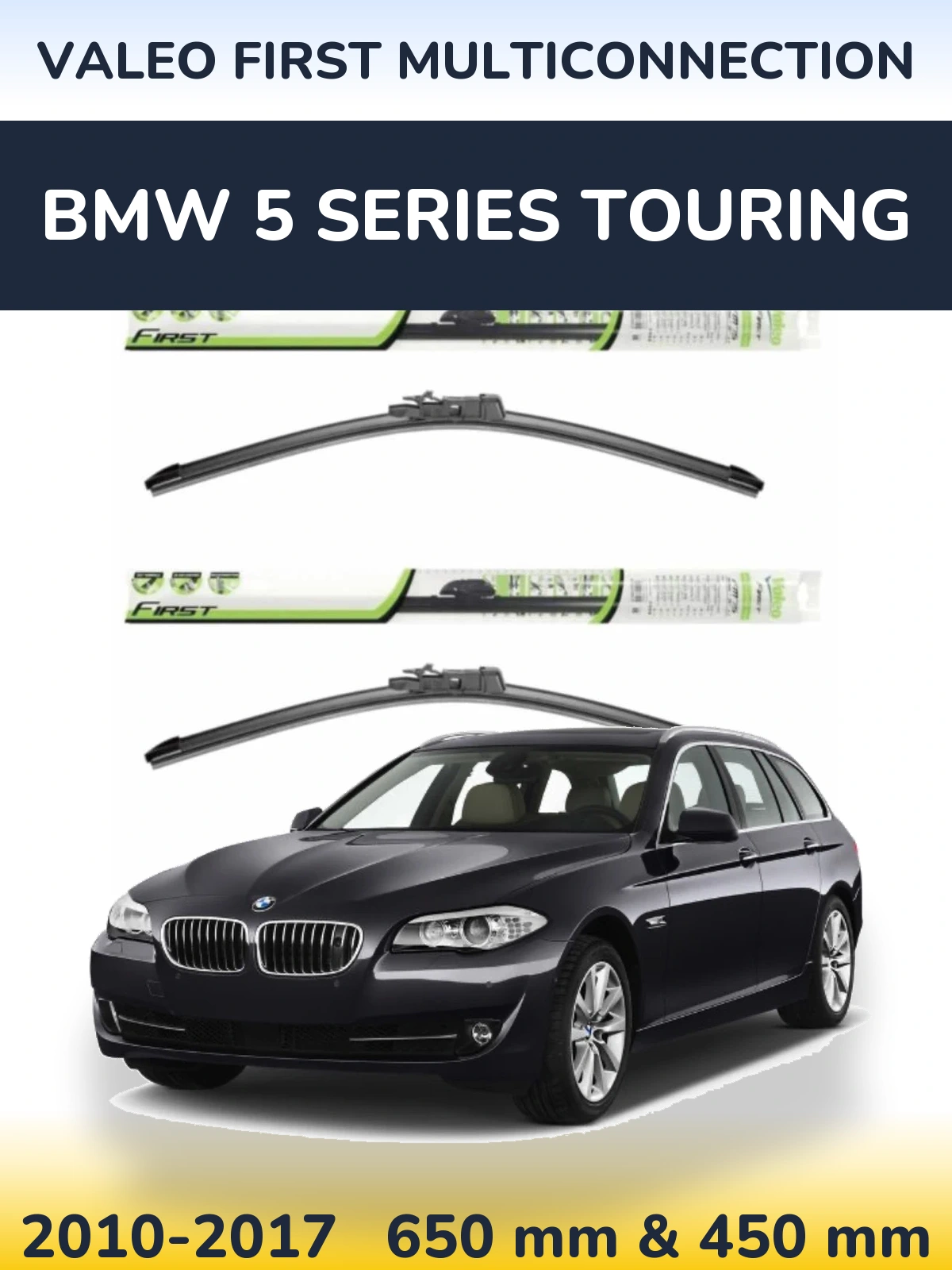 Torkarblad Valeo First MultiConnection för BMW 5 Series Touring