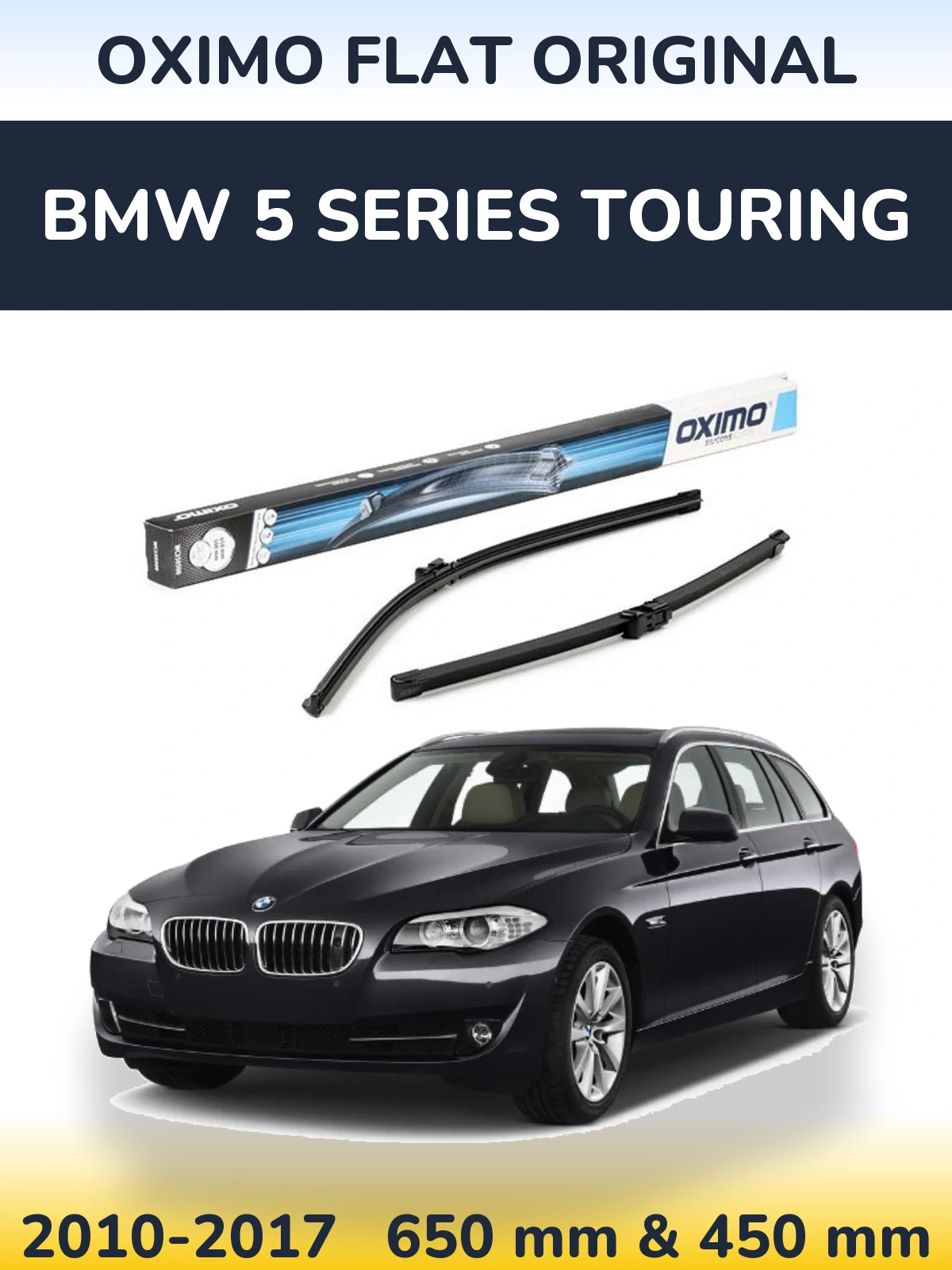 Torkarblad Oximo Flat Original för BMW 5 Series Touring