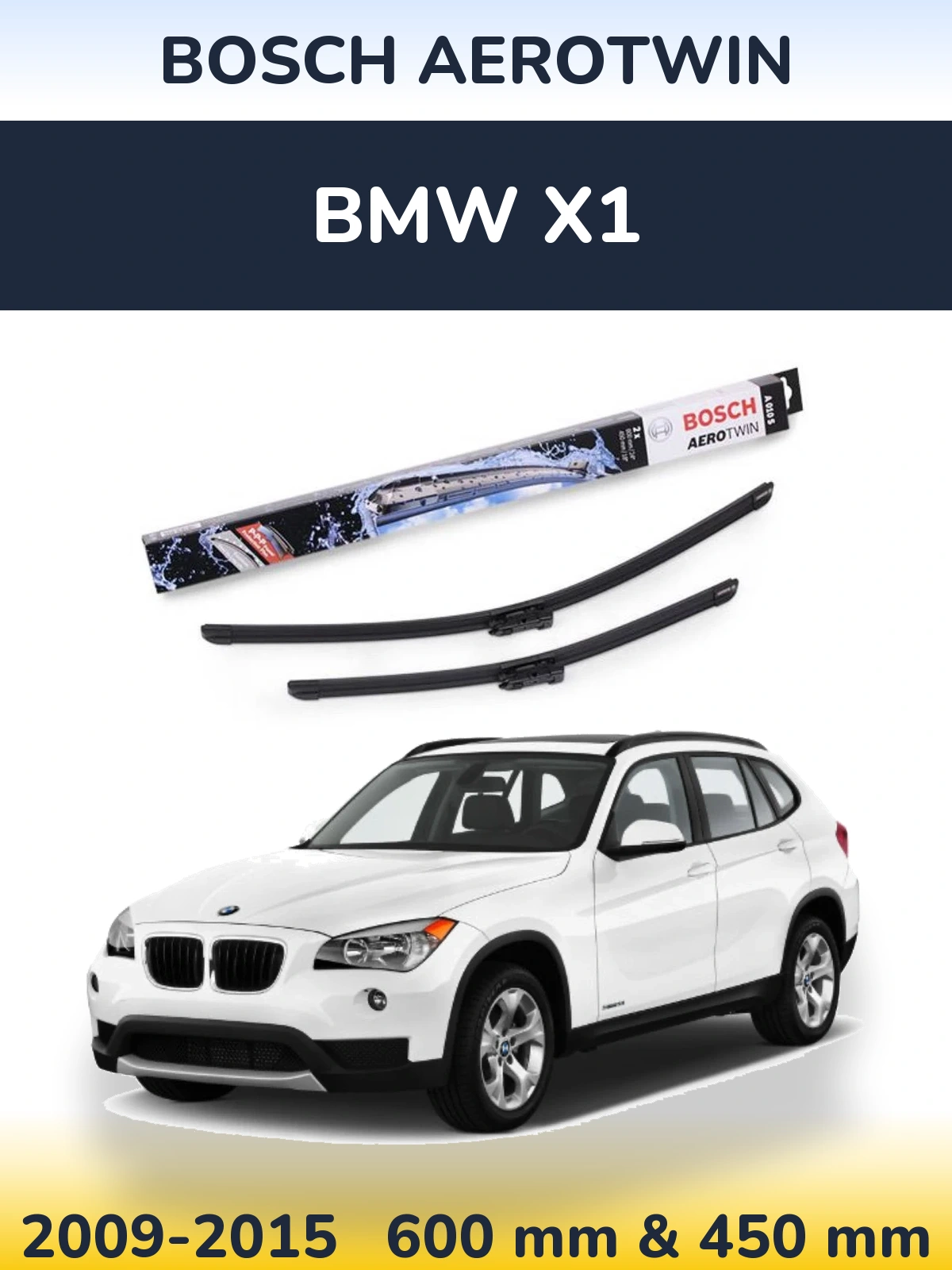 Torkarblad BOSCH AeroTwin för BMW X1