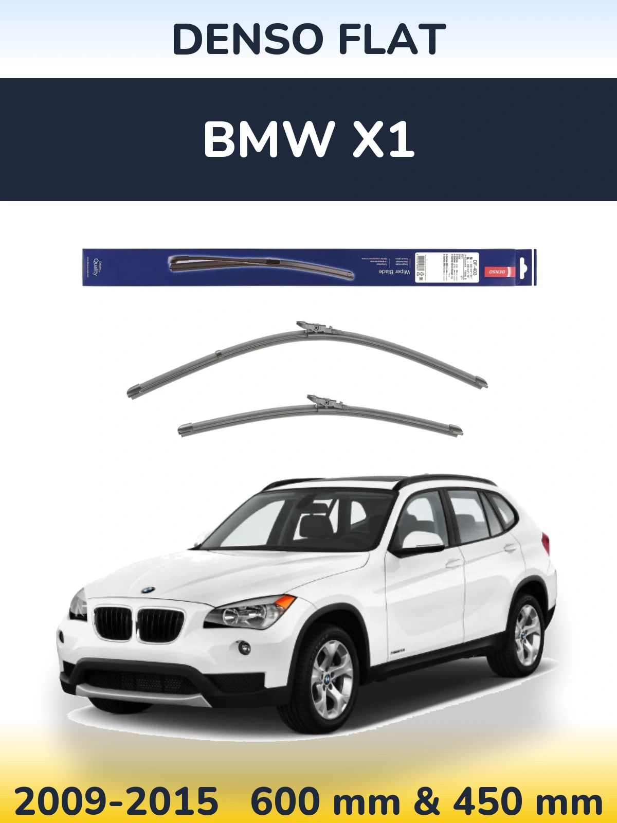 Torkarblad Denso Flat för BMW X1