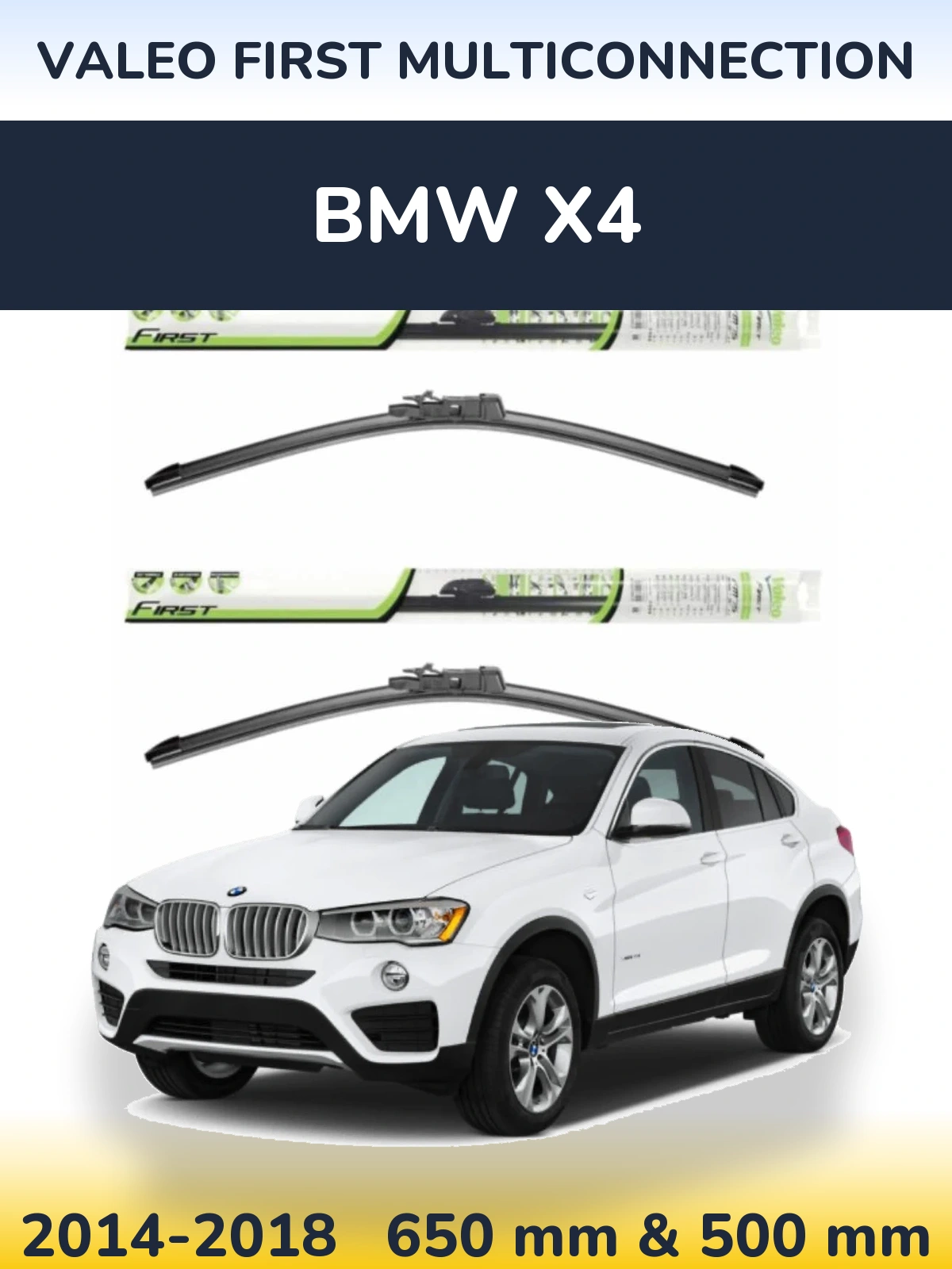 Torkarblad Valeo First MultiConnection för BMW X4