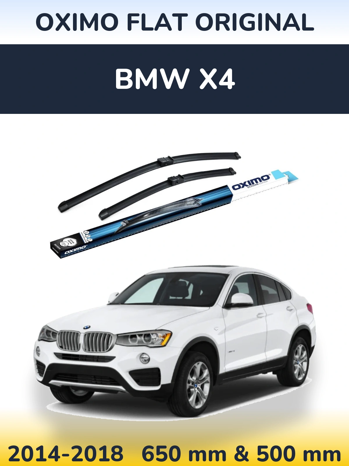 Torkarblad Oximo Flat Original för BMW X4