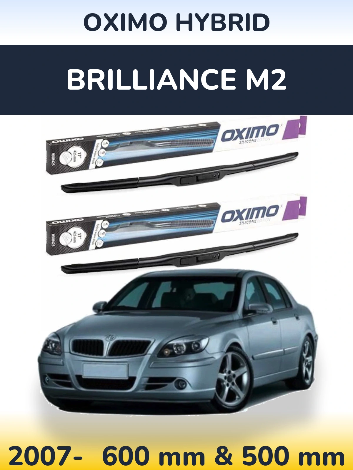 Torkarblad Oximo Hybrid för Brilliance M2