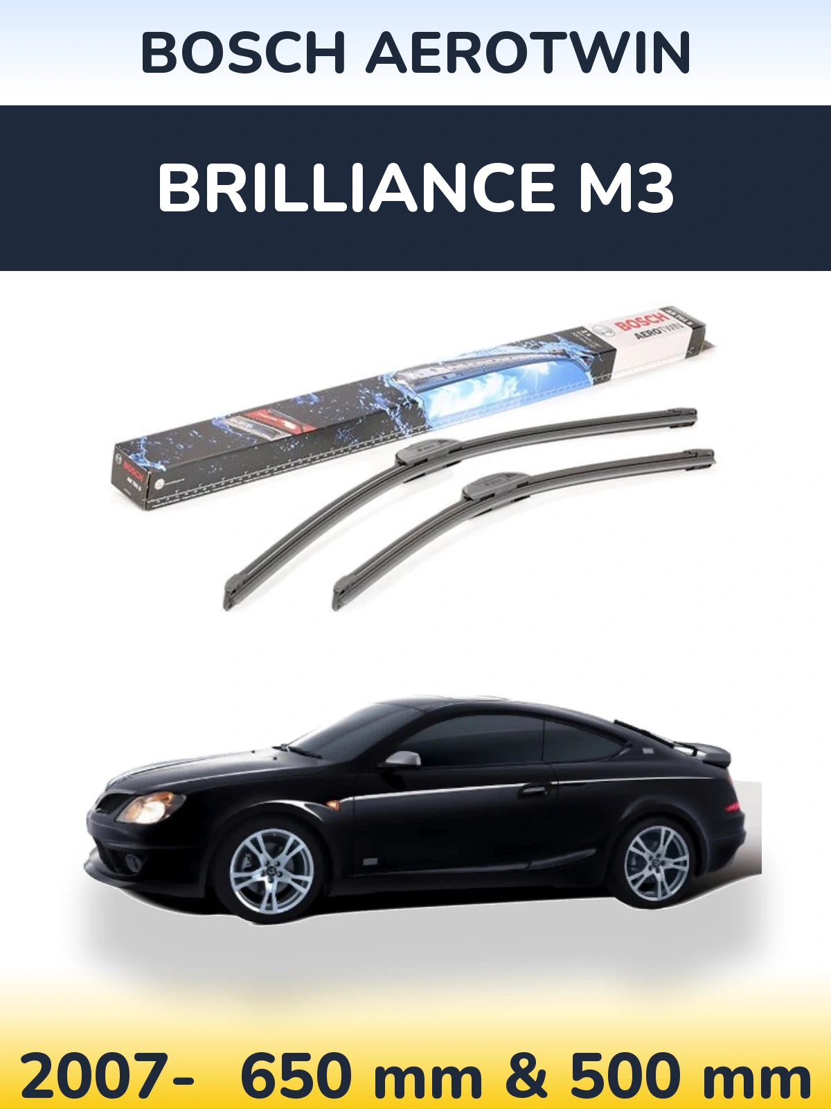 Torkarblad BOSCH AeroTwin för Brilliance M3