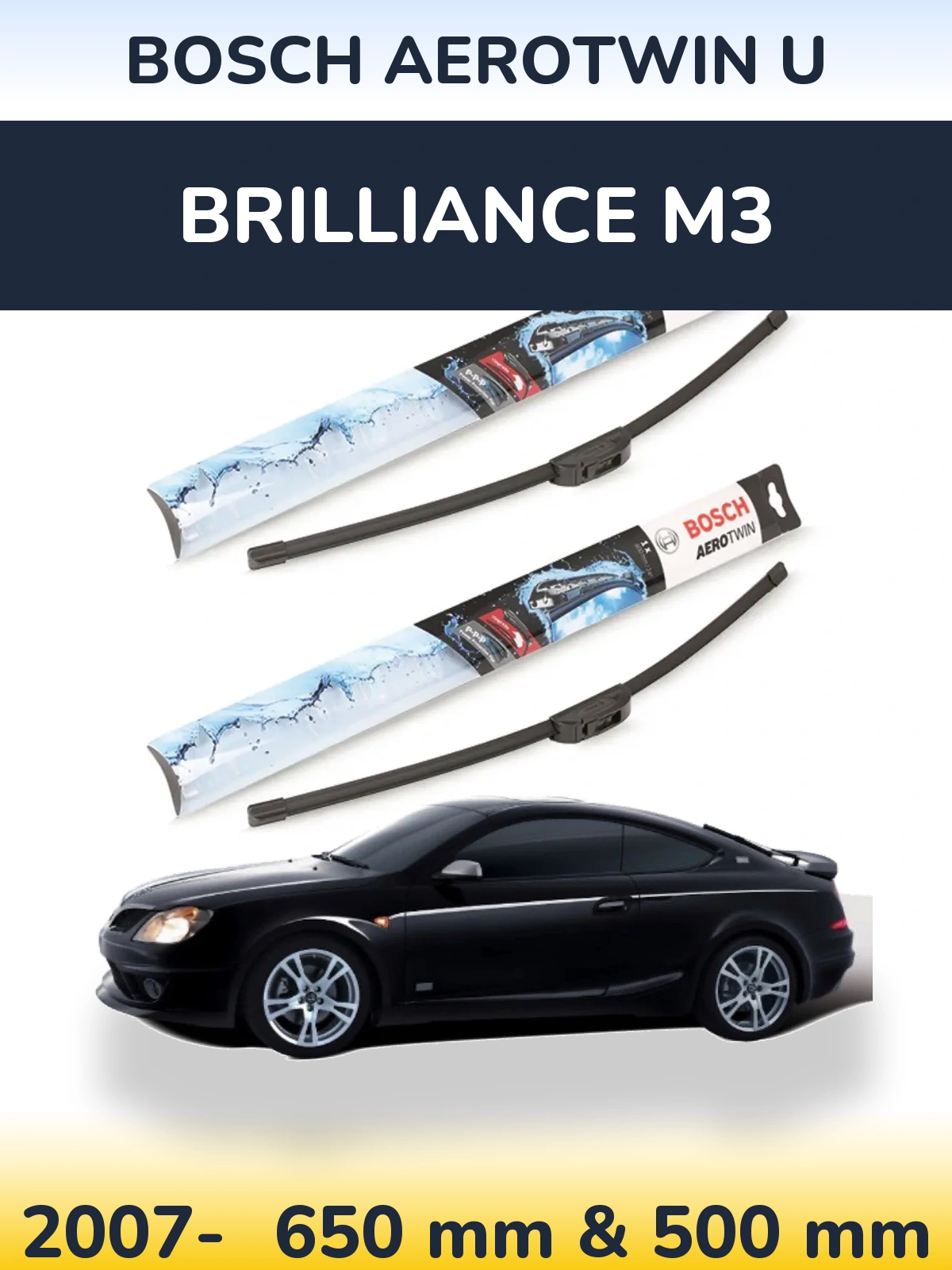 Torkarblad BOSCH AeroTwin U för Brilliance M3