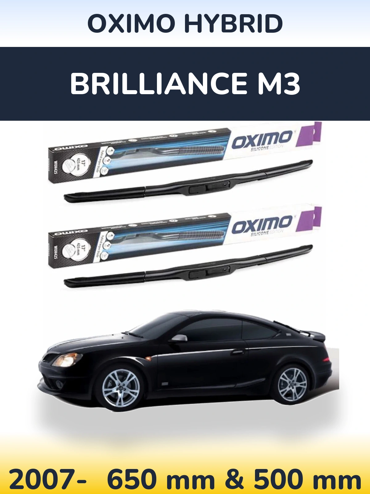 Torkarblad Oximo Hybrid för Brilliance M3