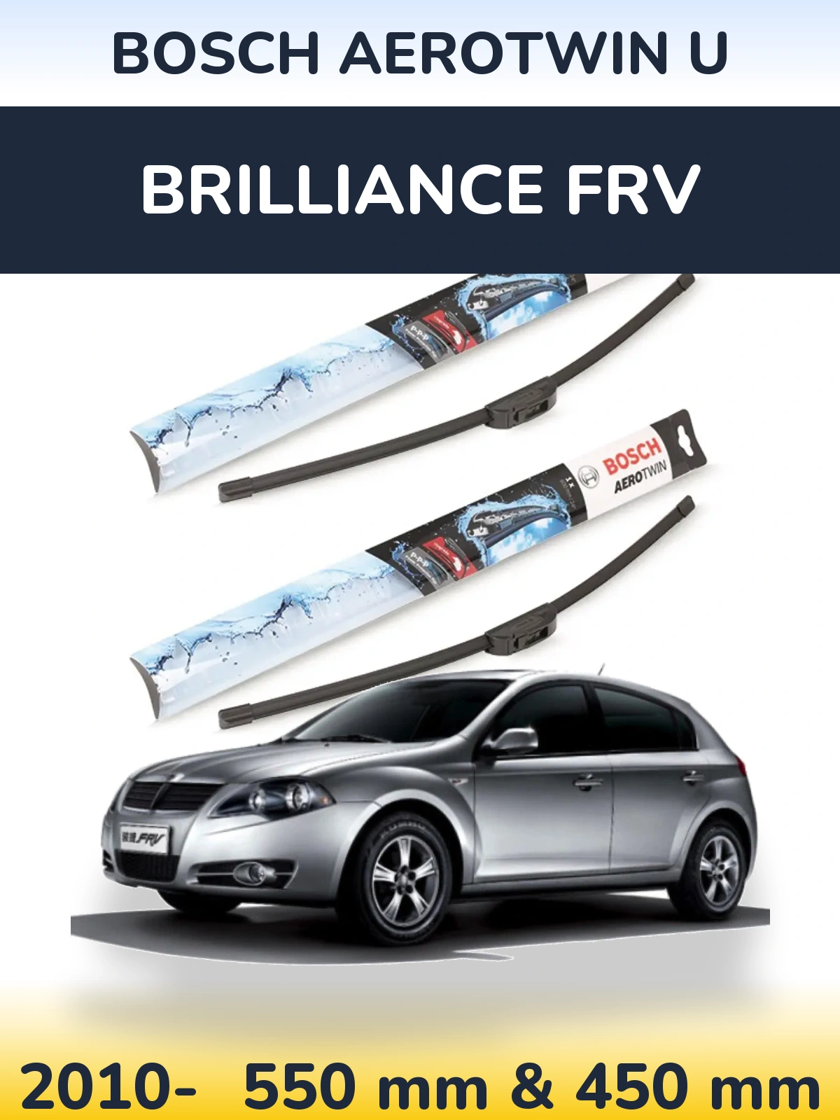 Torkarblad BOSCH AeroTwin U för Brilliance FRV