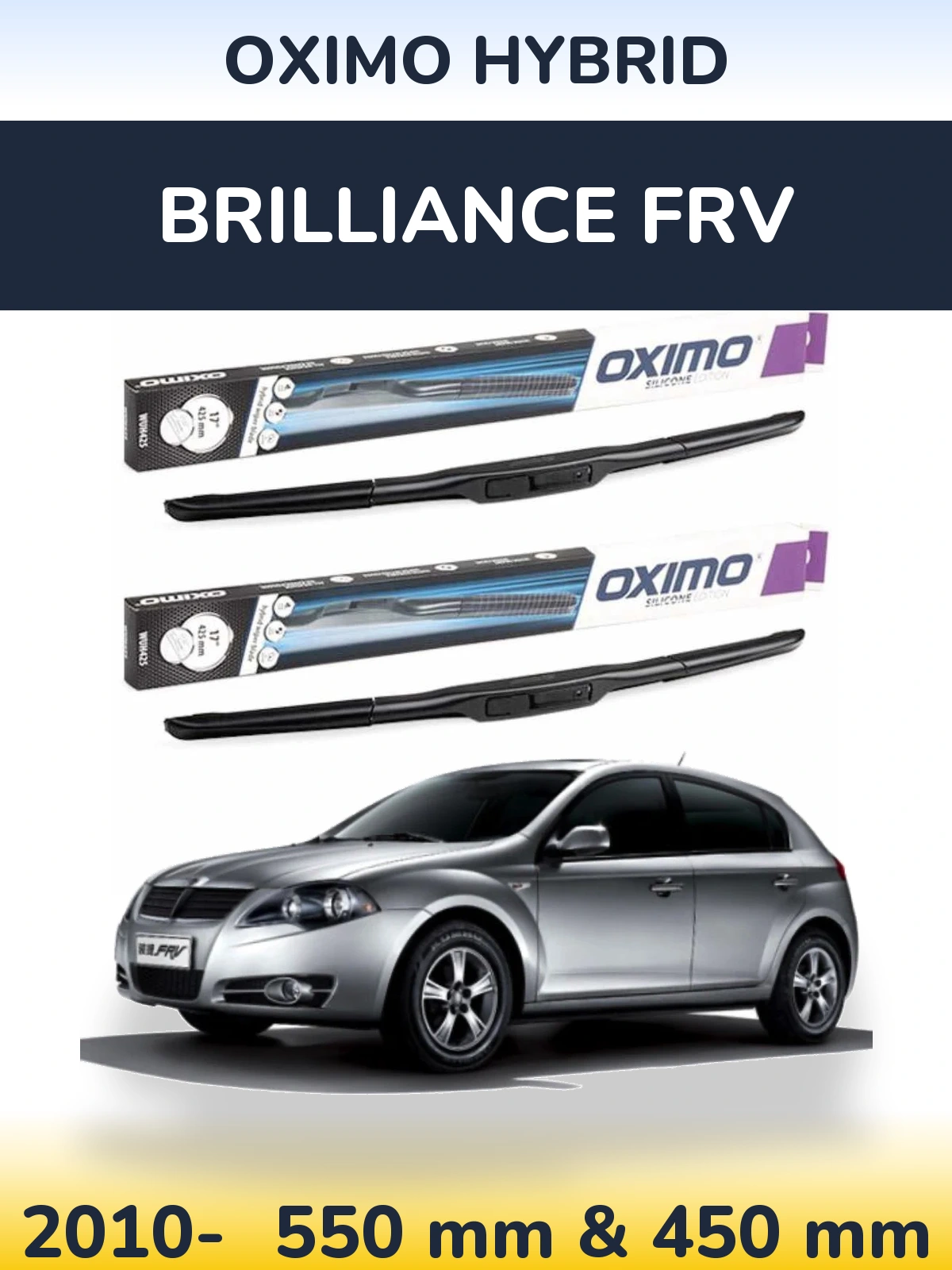 Torkarblad Oximo Hybrid för Brilliance FRV