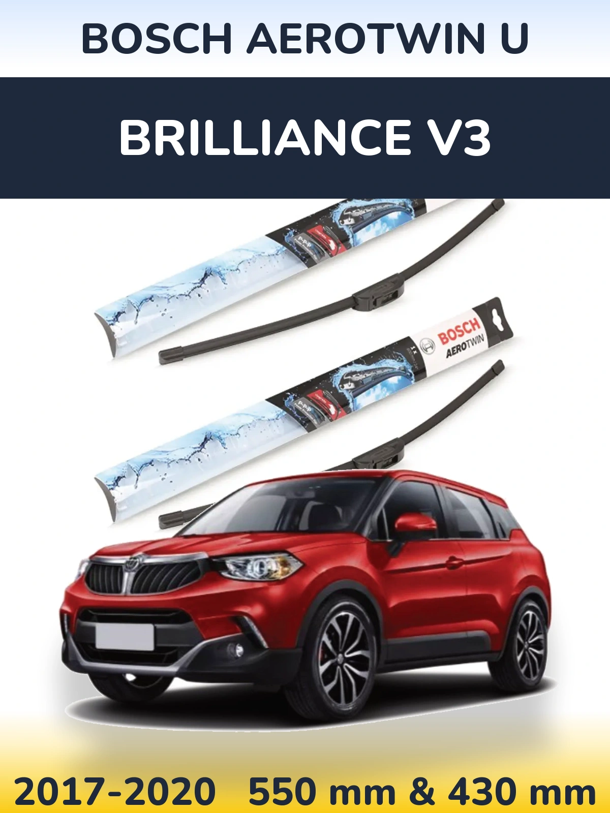 Torkarblad BOSCH AeroTwin U för Brilliance V3