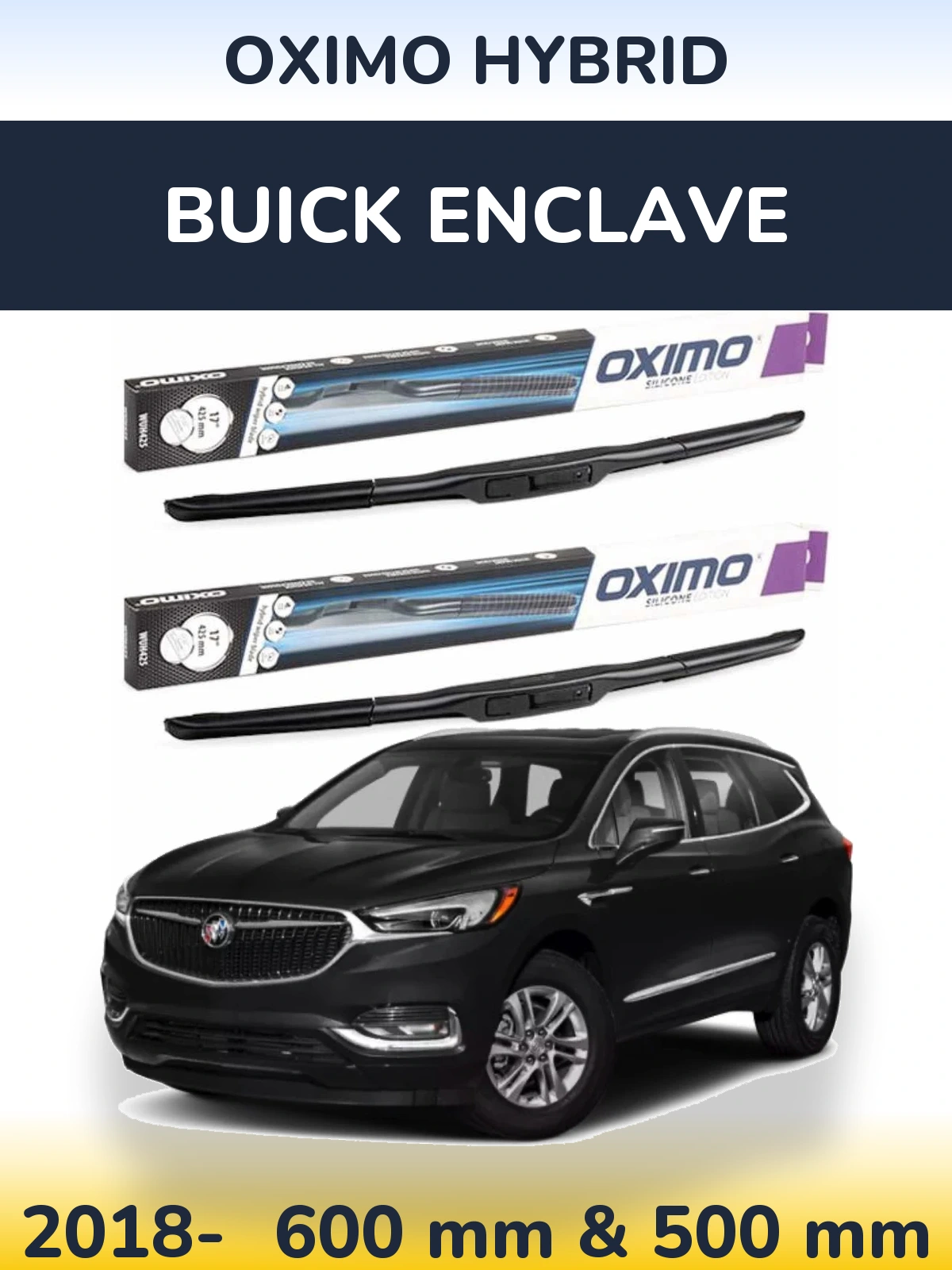 Torkarblad Oximo Hybrid för Buick Enclave
