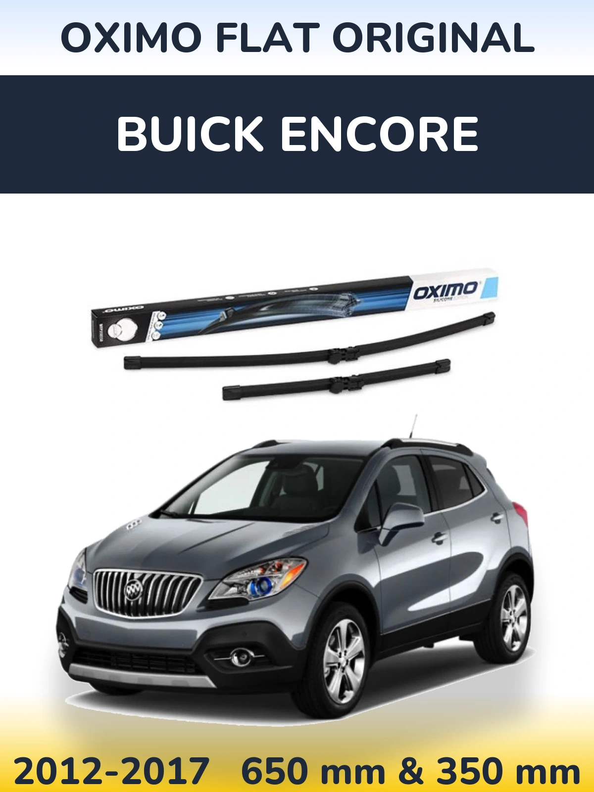 Torkarblad Oximo Flat Original för Buick Encore