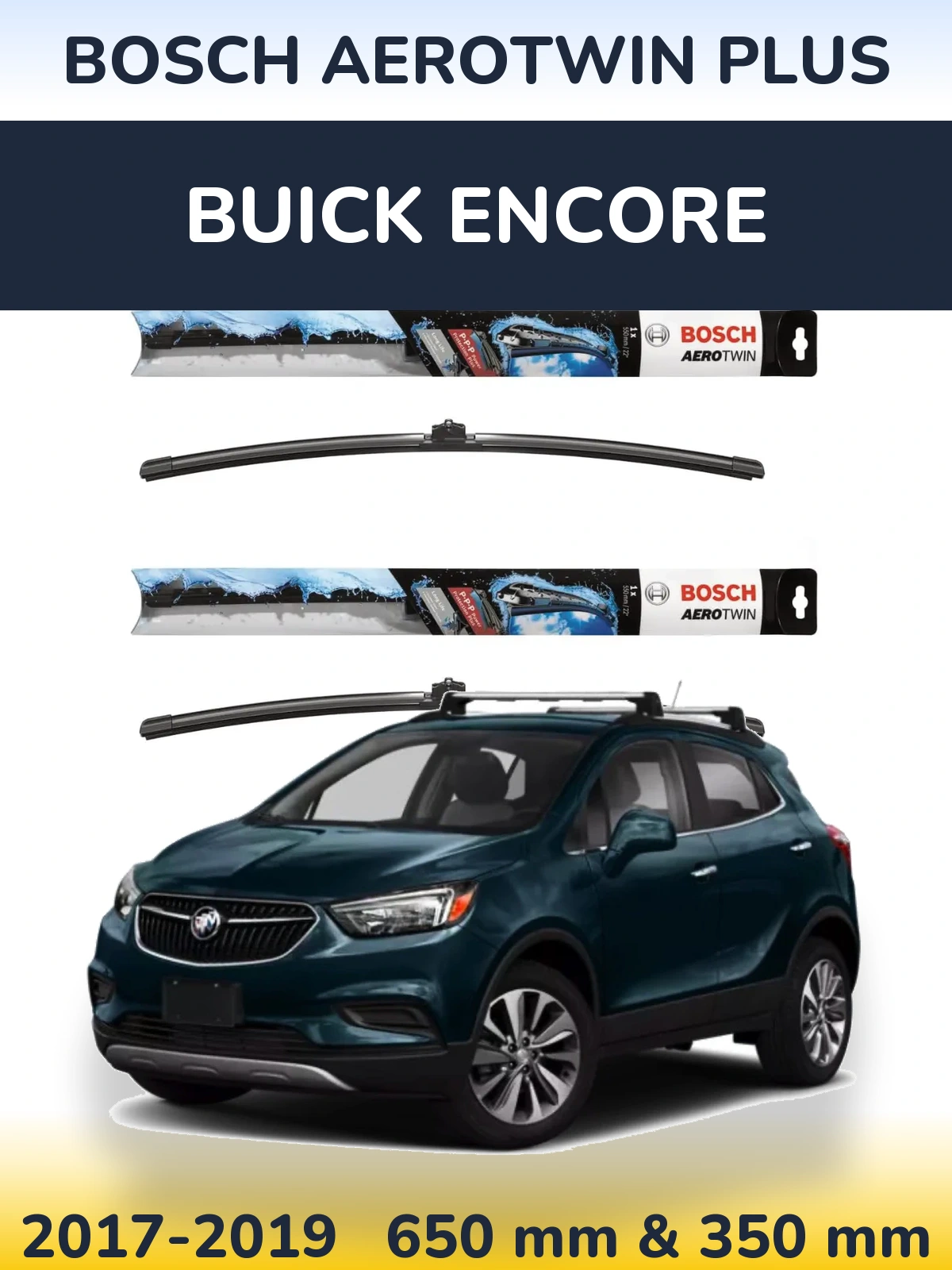 Torkarblad BOSCH AeroTwin Plus för Buick Encore