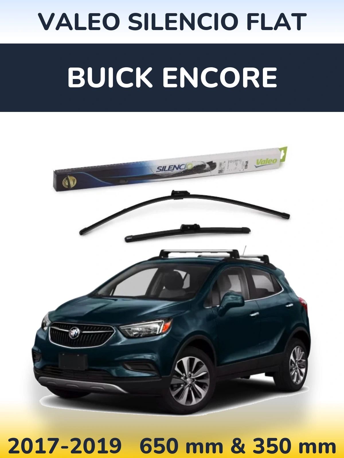 Torkarblad Valeo Silencio Flat för Buick Encore