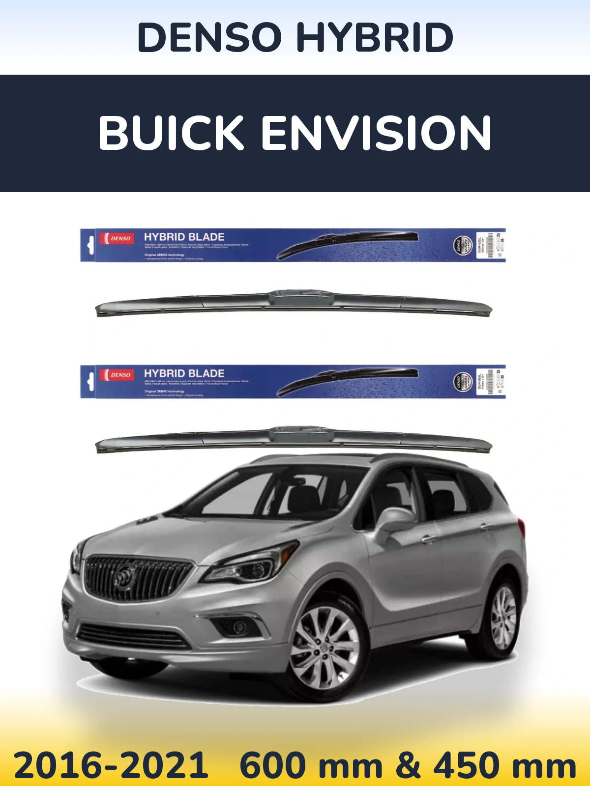 Torkarblad Denso Hybrid för Buick Envision