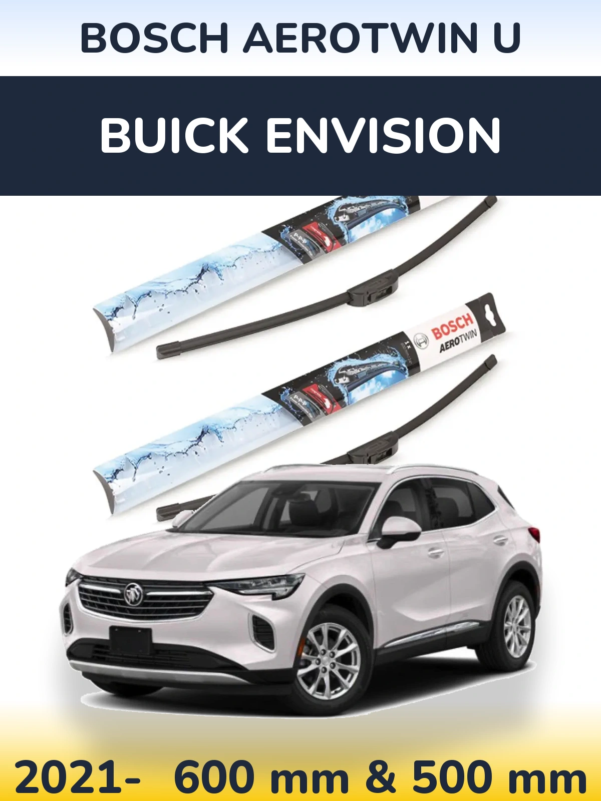 Torkarblad BOSCH AeroTwin U för Buick Envision