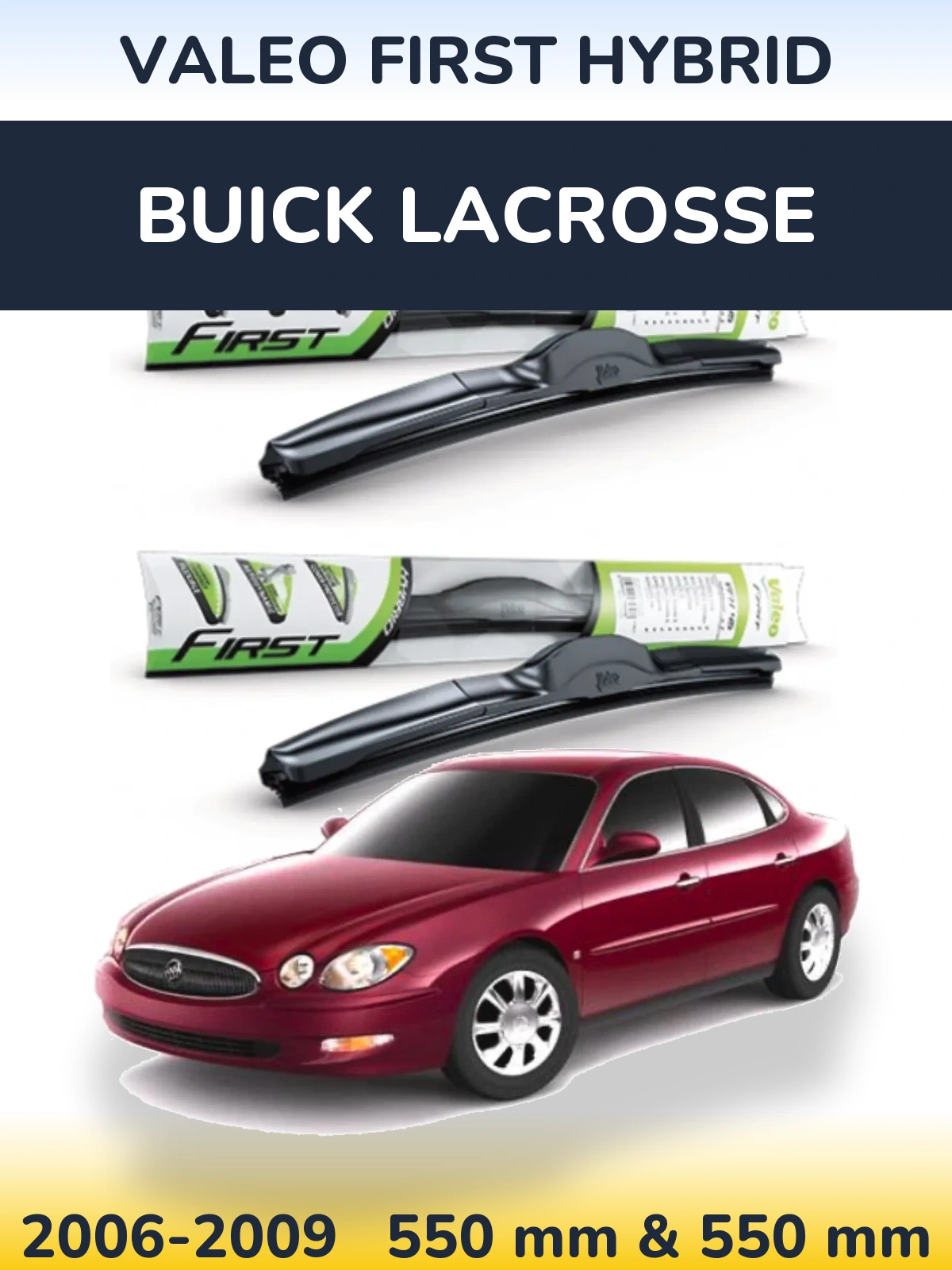 Torkarblad Valeo First Hybrid för Buick LaCrosse