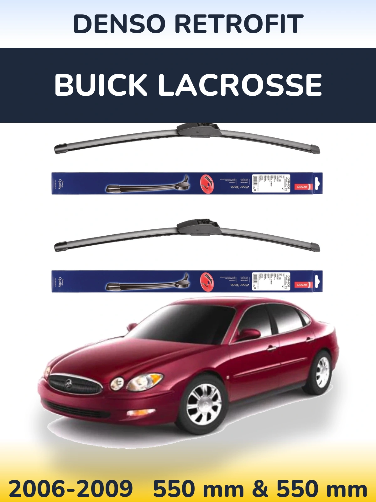 Torkarblad Denso Retrofit för Buick LaCrosse