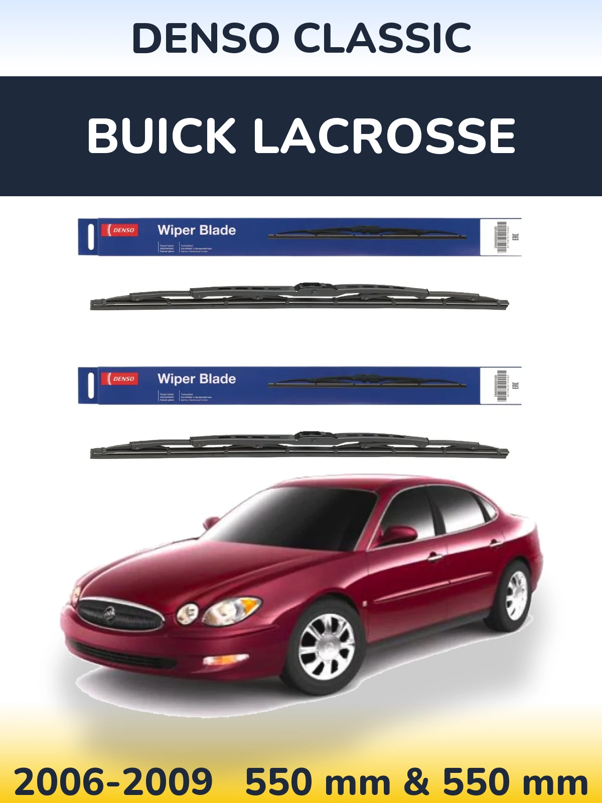 Torkarblad Denso Classic för Buick LaCrosse
