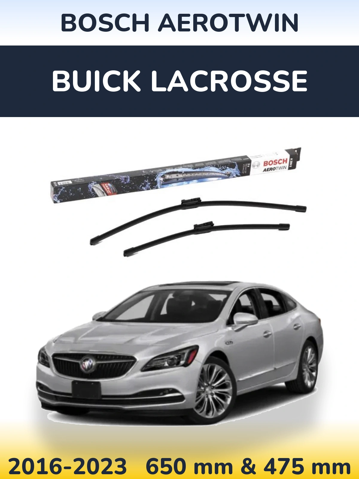 Torkarblad BOSCH AeroTwin för Buick LaCrosse