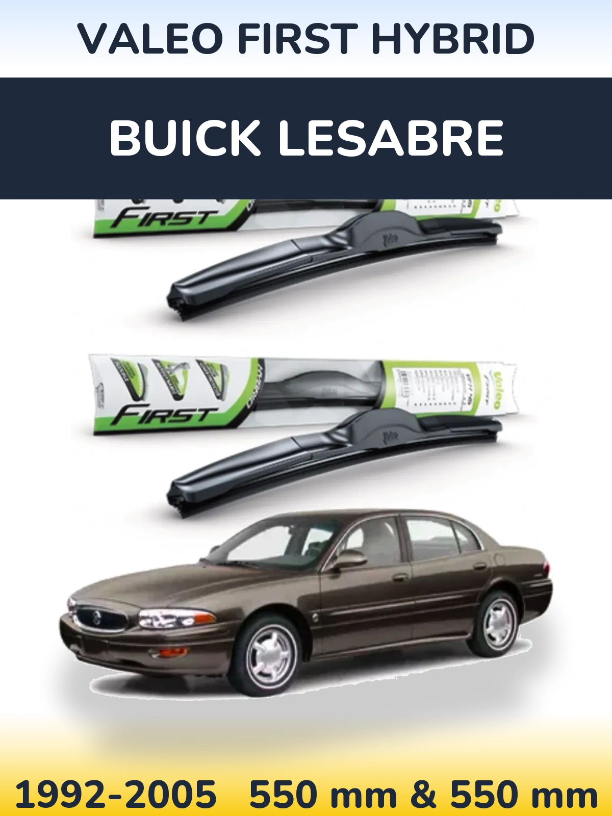 Torkarblad Valeo First Hybrid för Buick LeSabre