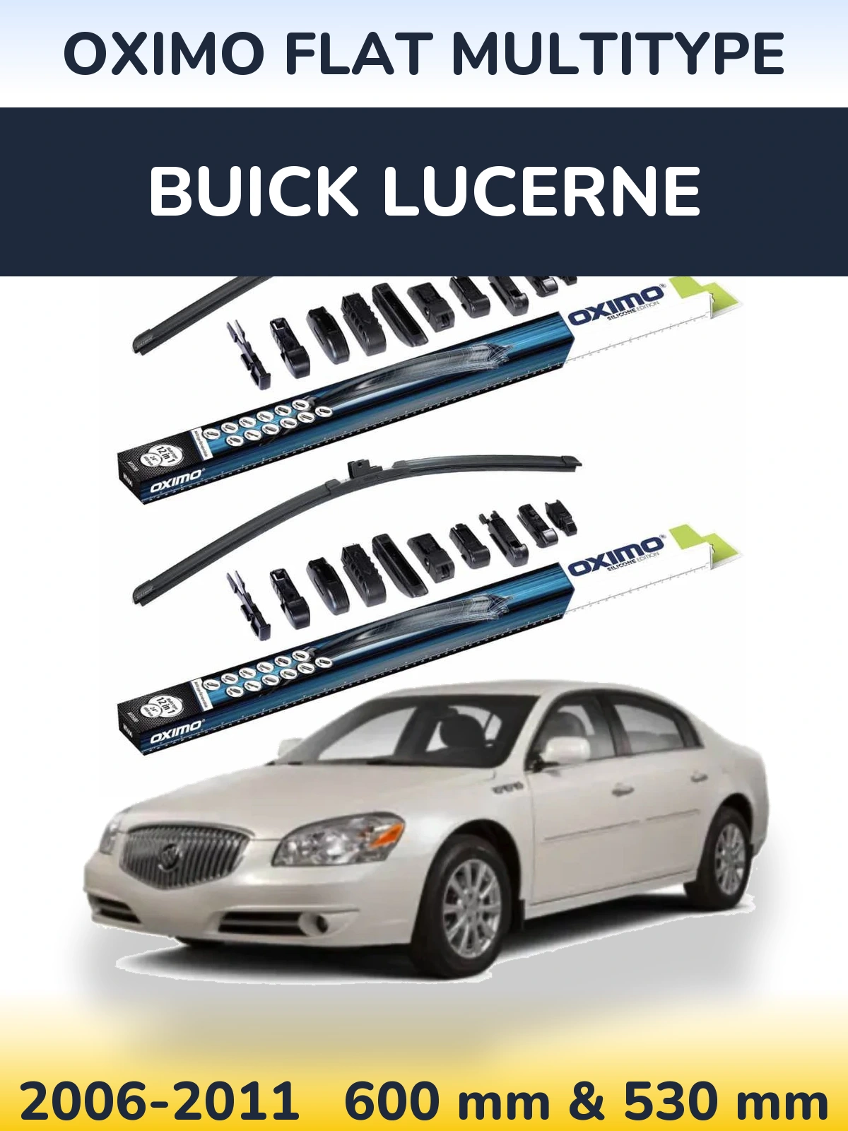 Torkarblad Oximo Flat MultiType för Buick Lucerne