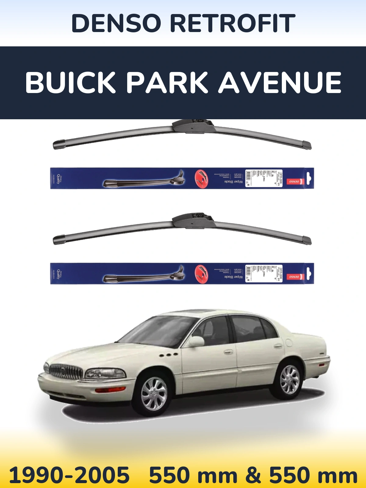 Torkarblad Denso Retrofit för Buick Park Avenue