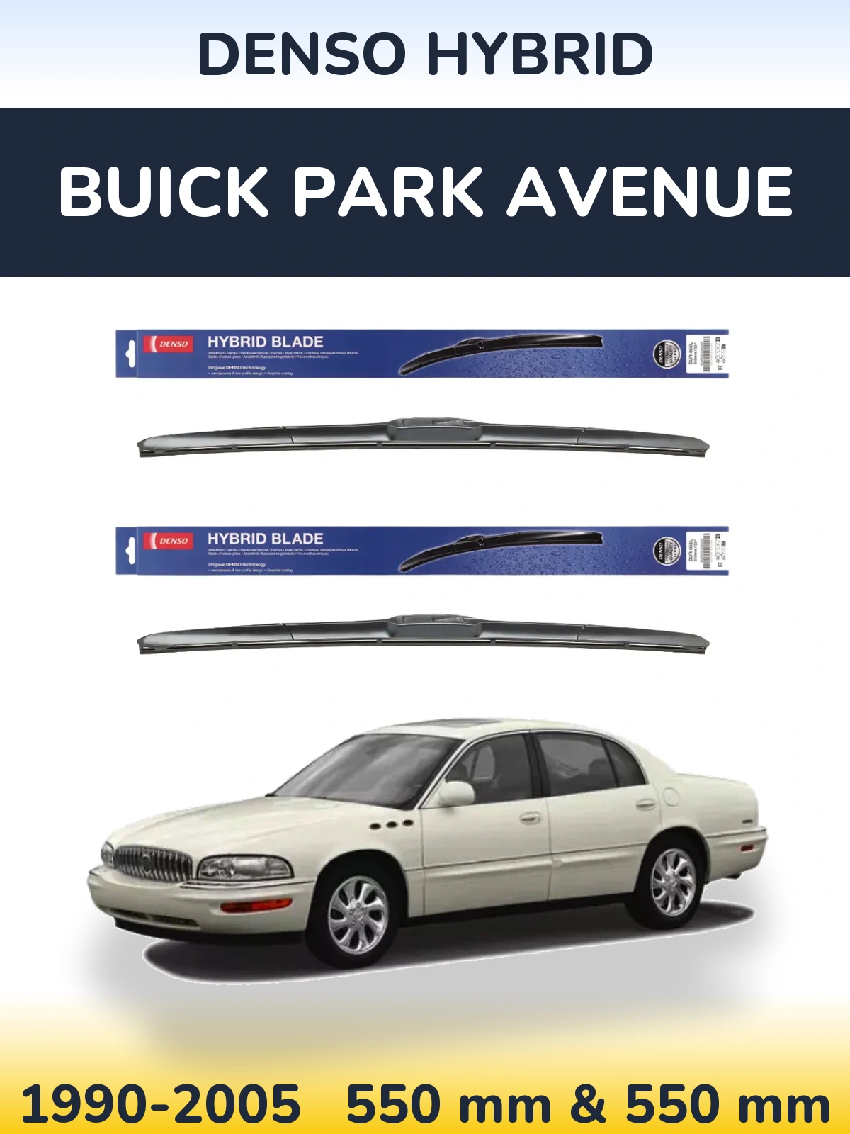 Torkarblad Denso Hybrid för Buick Park Avenue