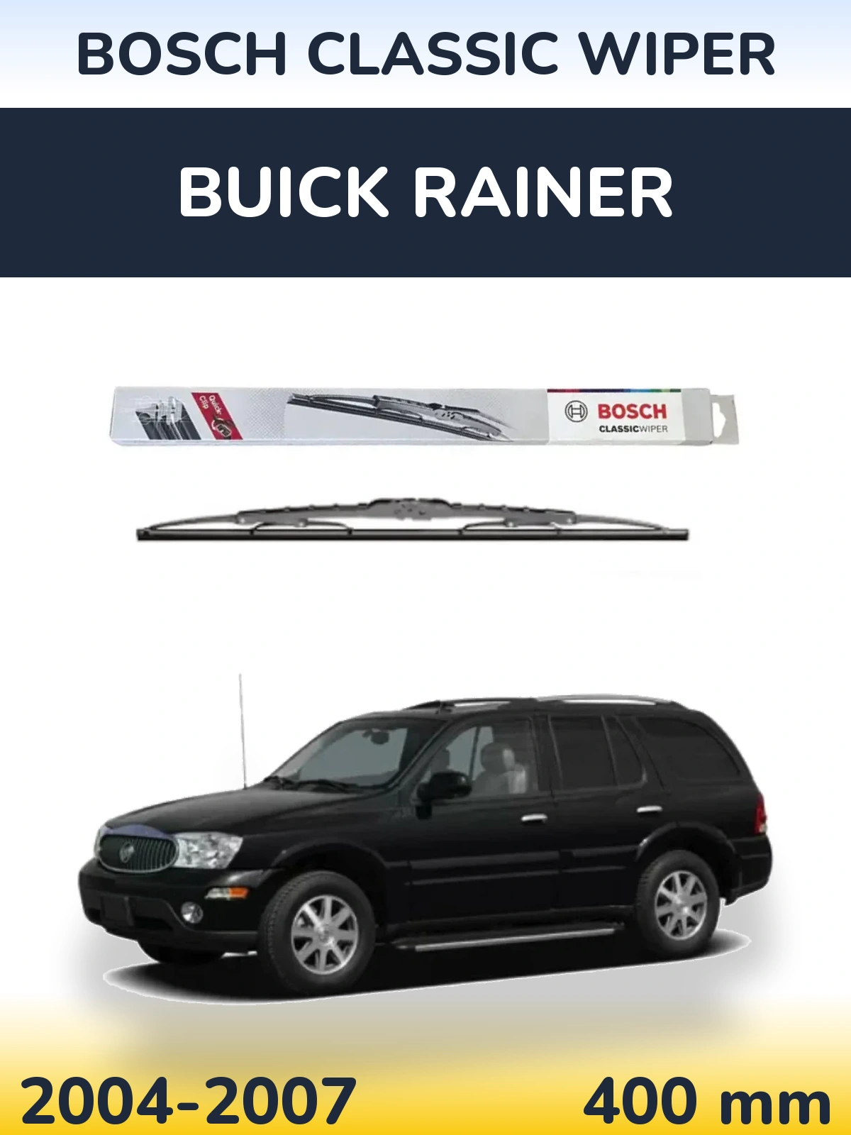 Torkarblad BOSCH Classic Wiper för Buick Rainer
